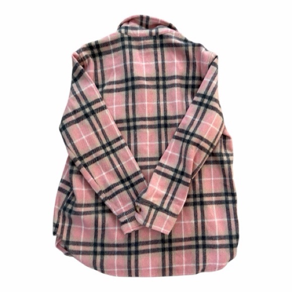 Blank NYC Pink Plaid Top in One And Only - Picture 4 of 8